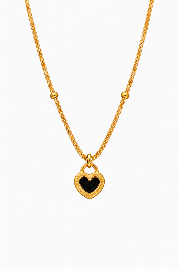 Reversible Heart Pendant Necklace