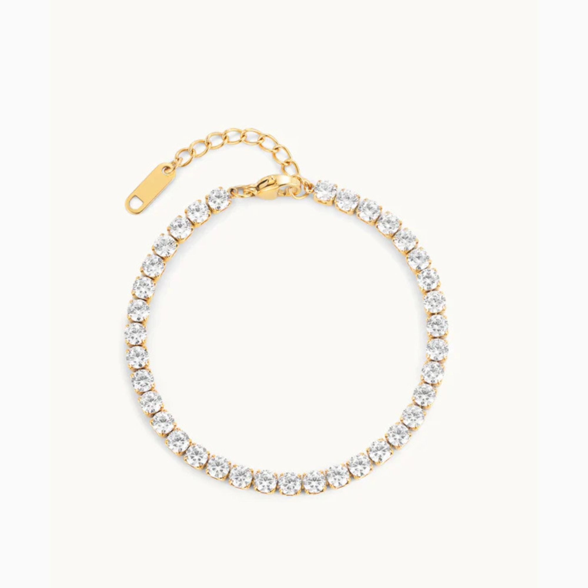 18K Gold Plated Diamond Affair Bracelet
