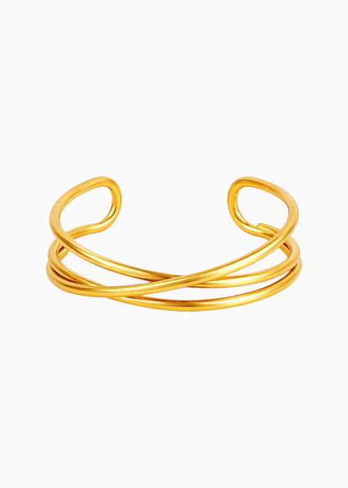 Criss Cross Cuff Bracelet