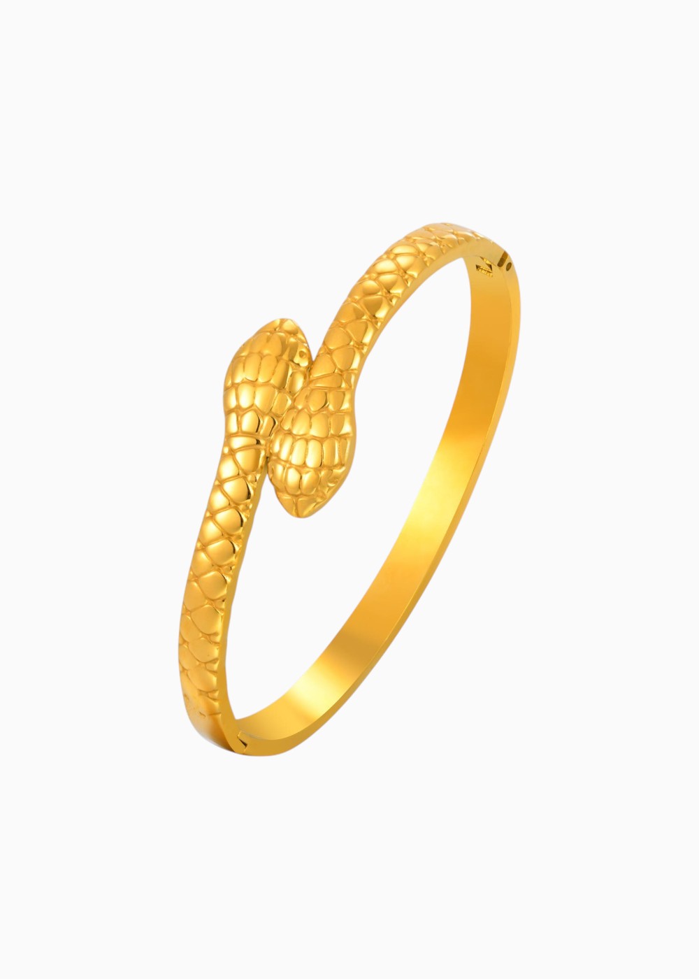 18K Gold Plated Snake Cuff Bracelet