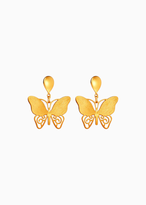 Butterfly Drop Earrings