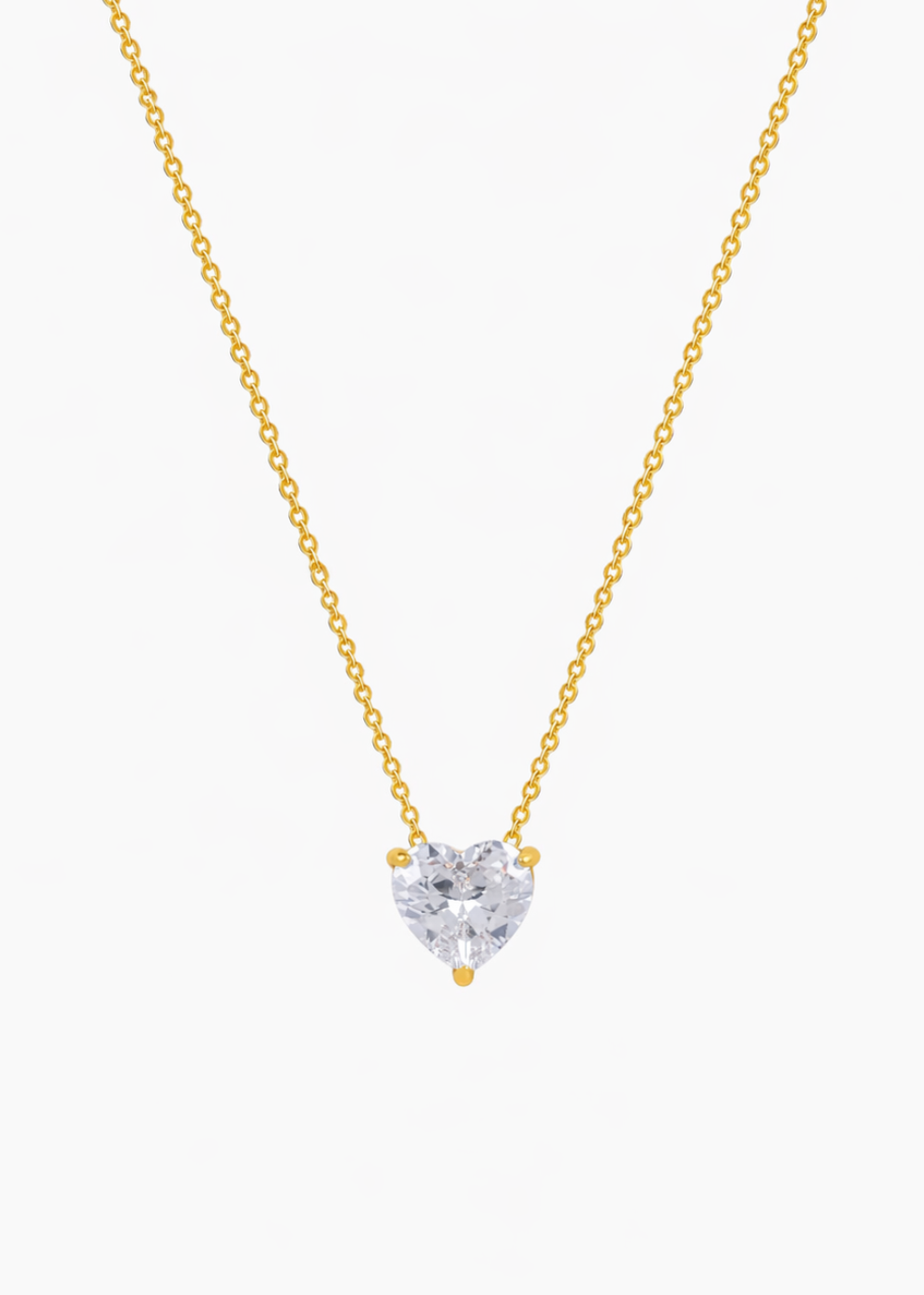 18K Gold Plated Golden Heartbeat Pendant Necklace