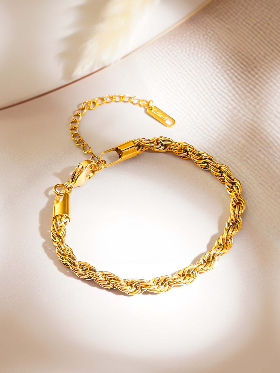 Twisted Rope Chain Bracelet
