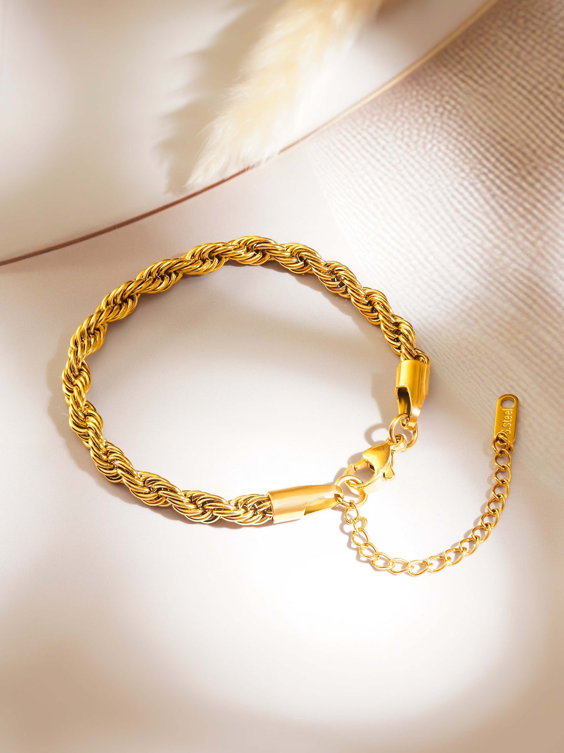 Twisted Rope Chain Bracelet