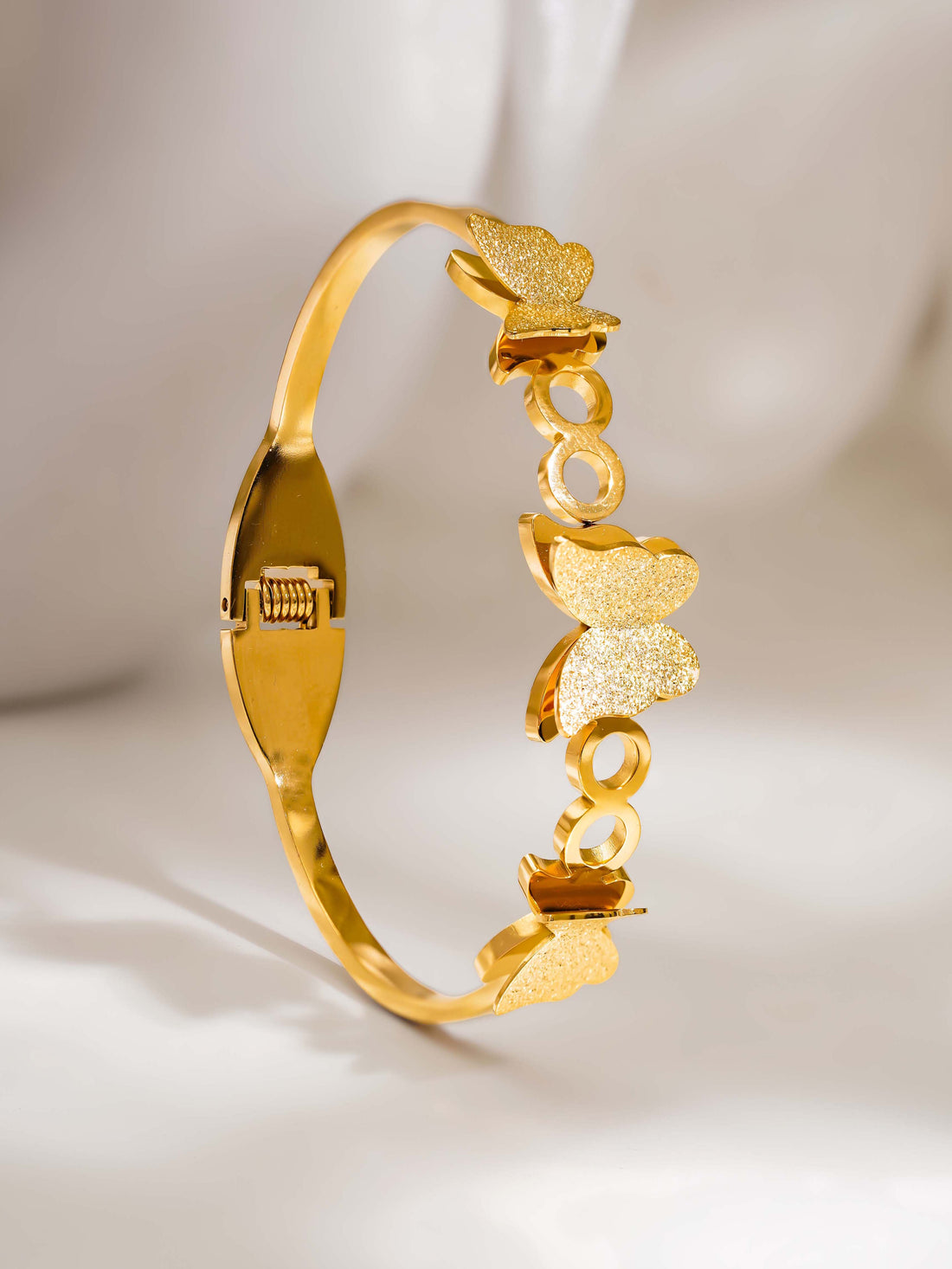 Butterfly Openable Bangle Bracelet