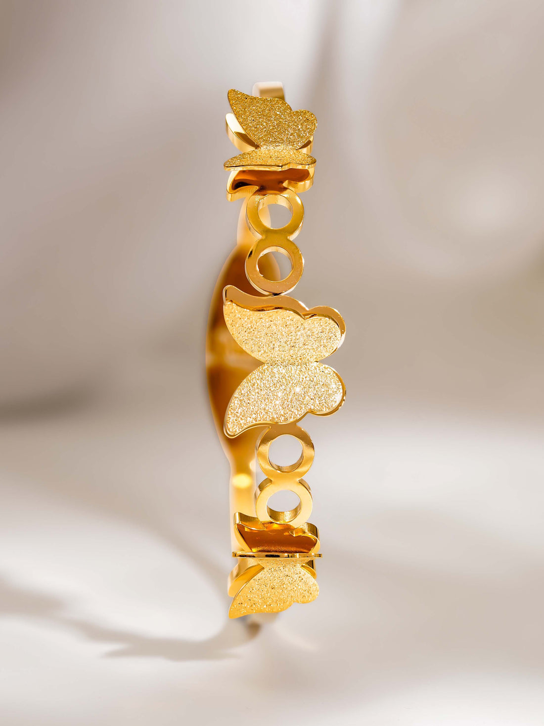 Butterfly Openable Bangle Bracelet