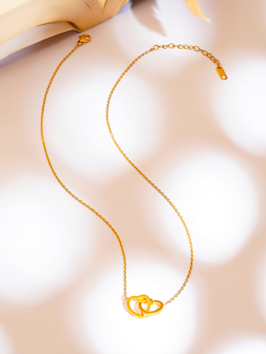 Interlock Double Heart Necklace
