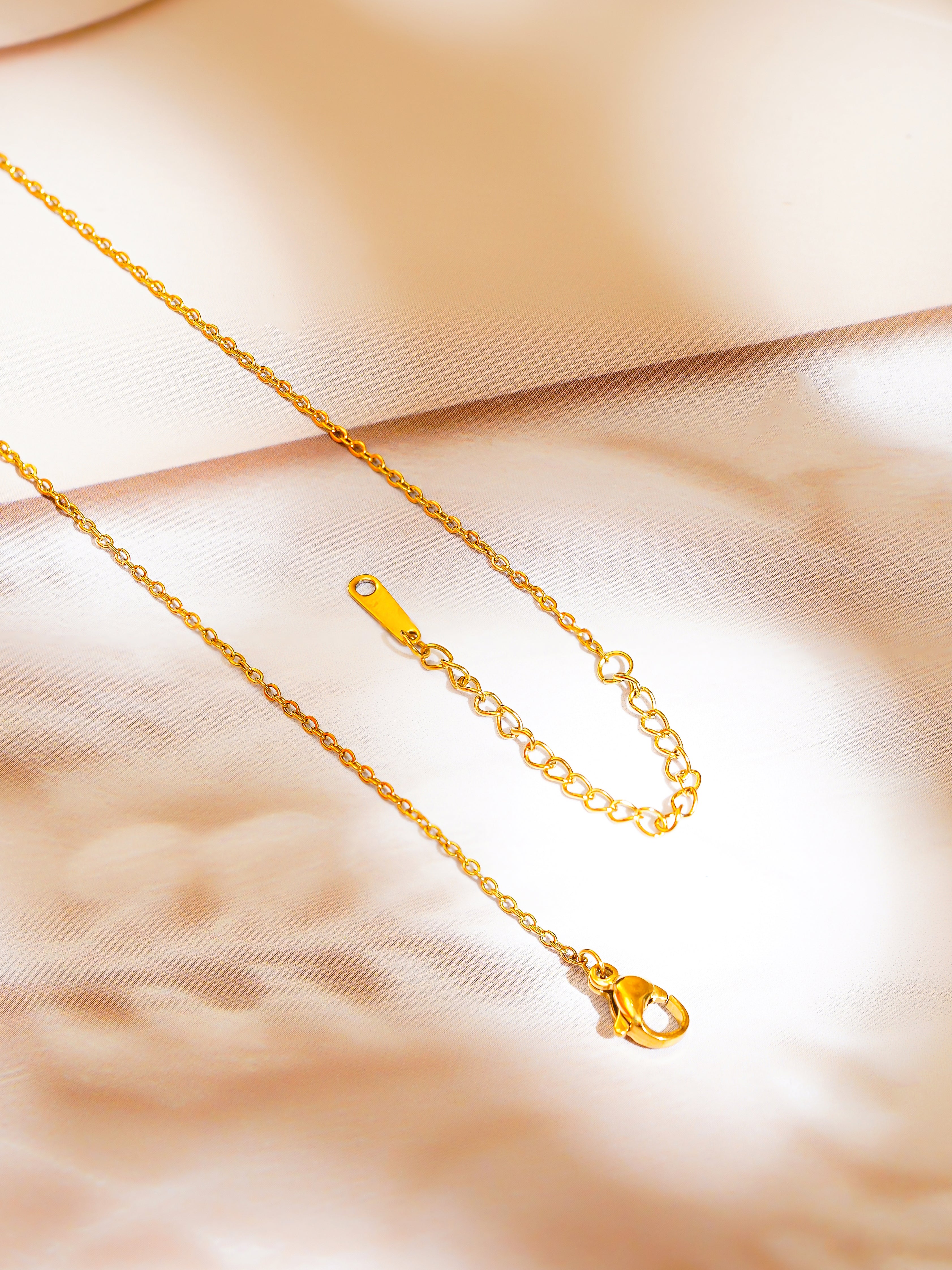 18K Gold Plated Sweetheart Bow Necklace