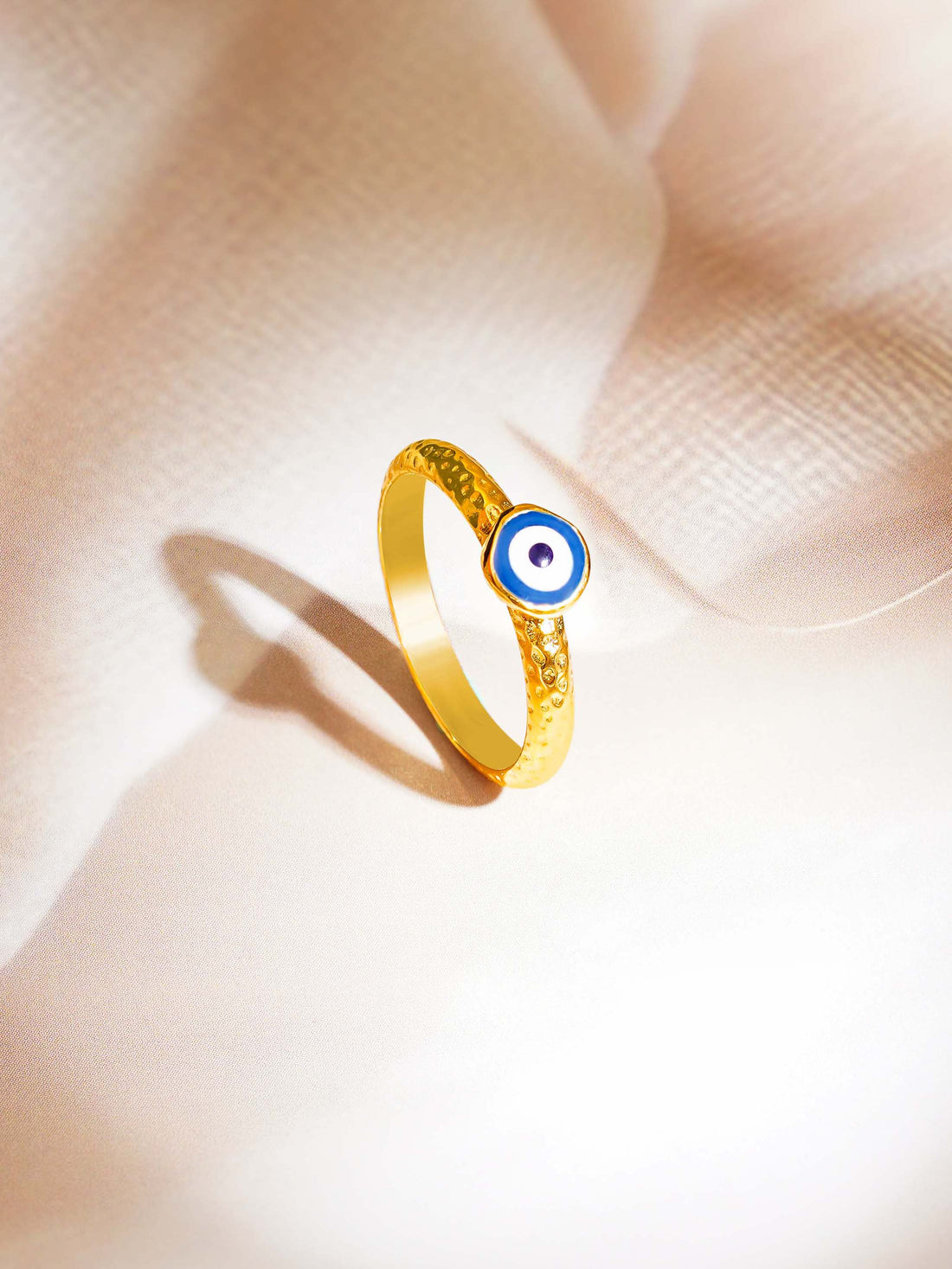 Enamel Evil Eye Ring