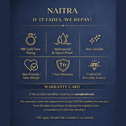 18K Gold Plated Golden Drift Big Heart Stud Earrings