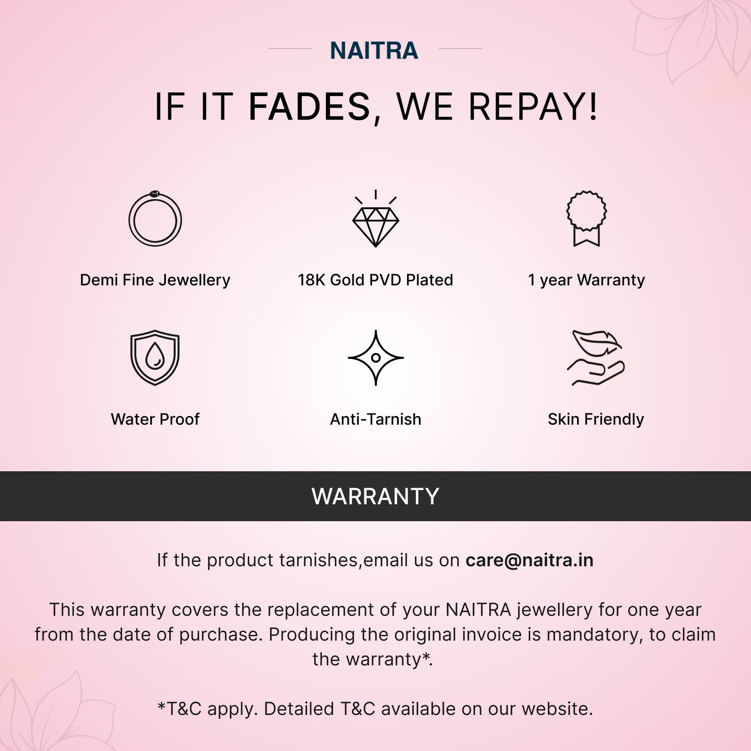 18K White Gold Plated NAITRA Lustrous Bond Pearl Jewellery Set