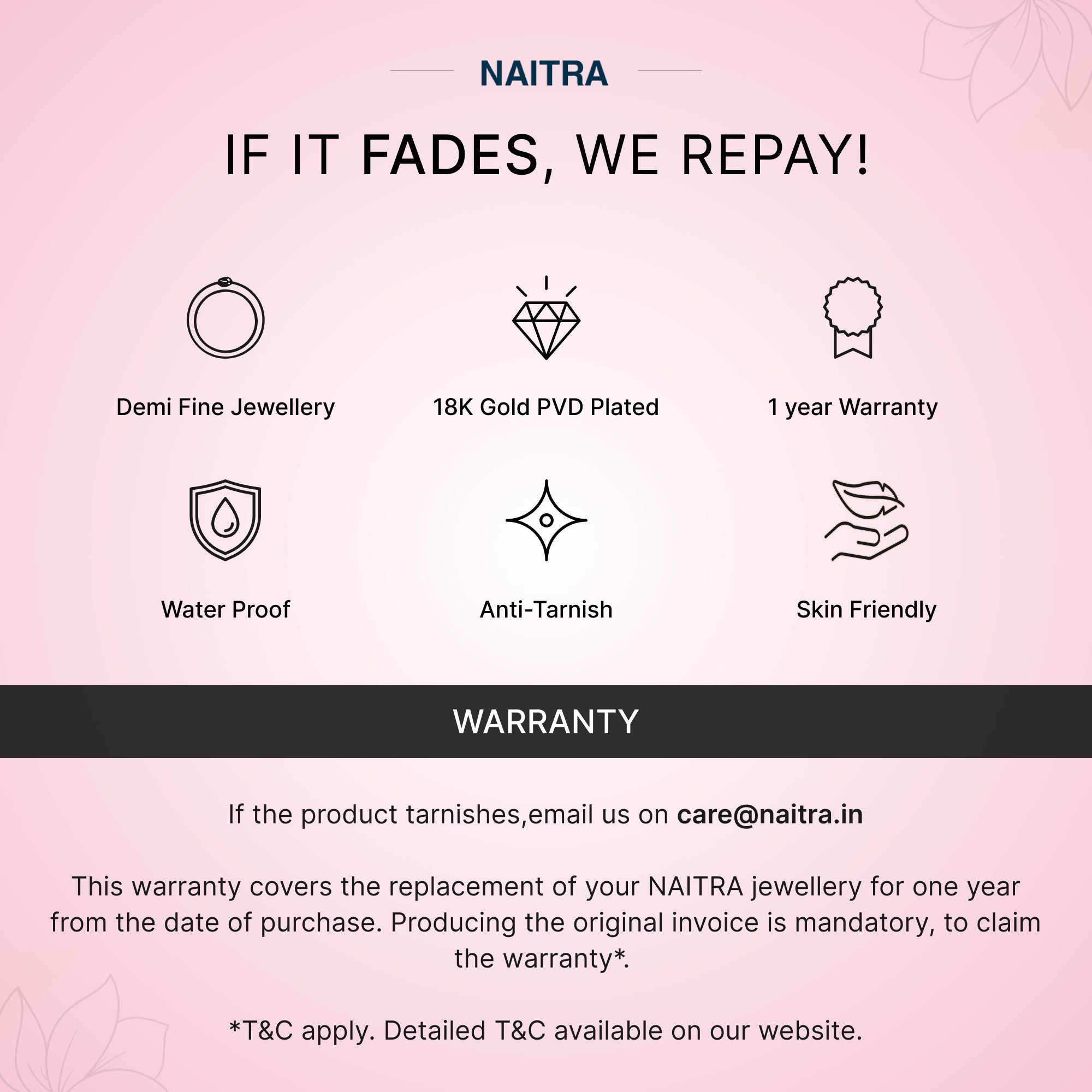 18K White Gold Plated NAITRA Lustrous Bond Pearl Jewellery Set