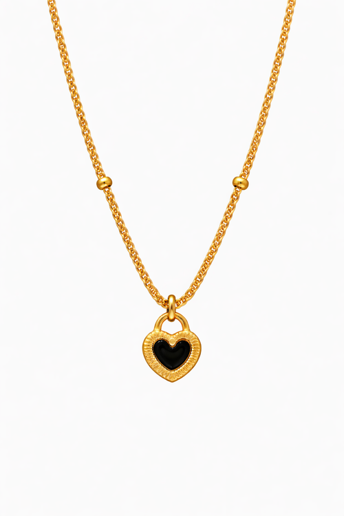 Reversible Heart Pendant Necklace