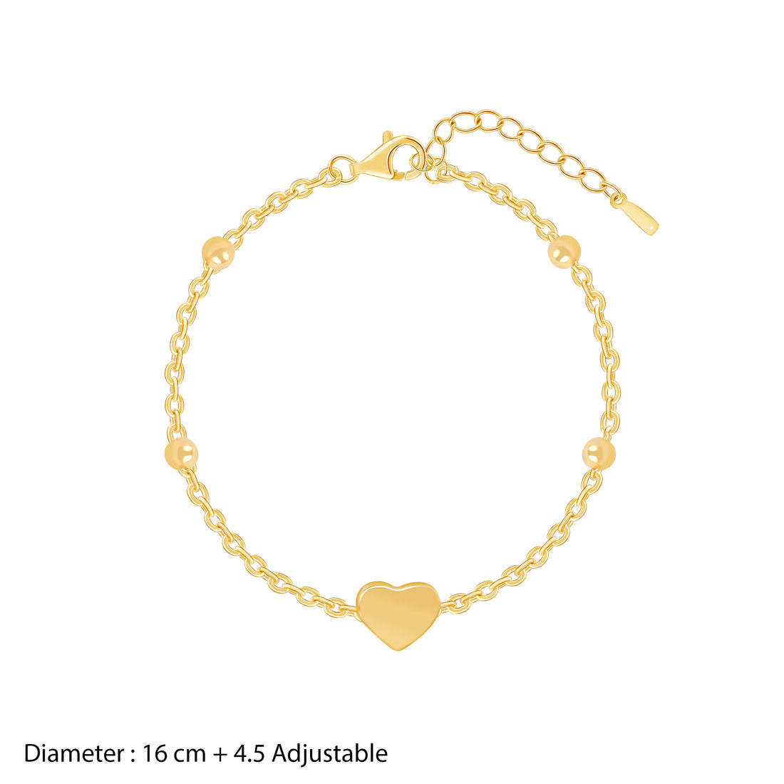 Beaded Heart Jewellery Set