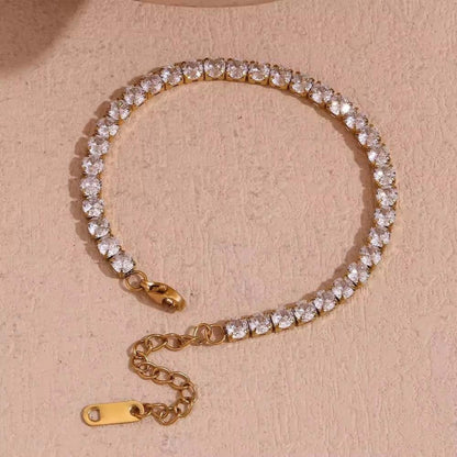18K Gold Plated Diamond Affair Bracelet