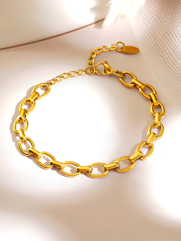 Chunky Oval Link Bracelet