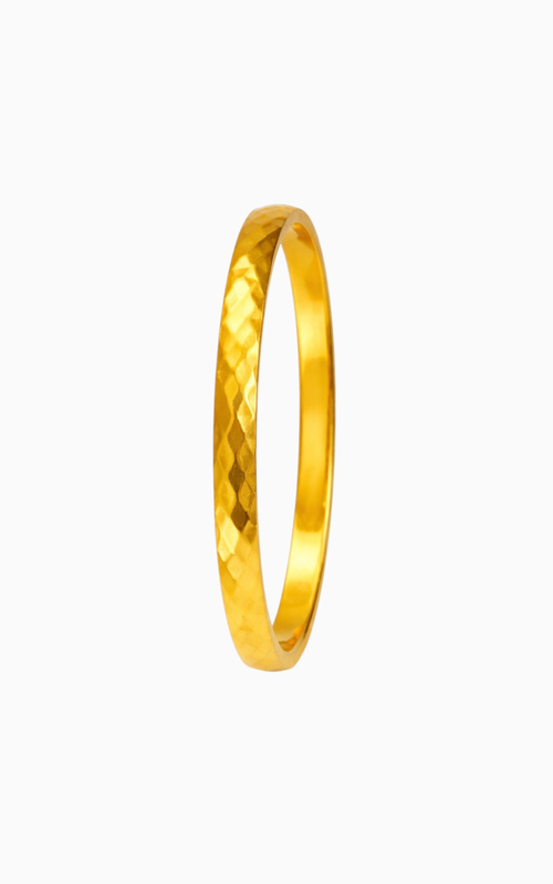 Slim Polished Bangle Bracelet
