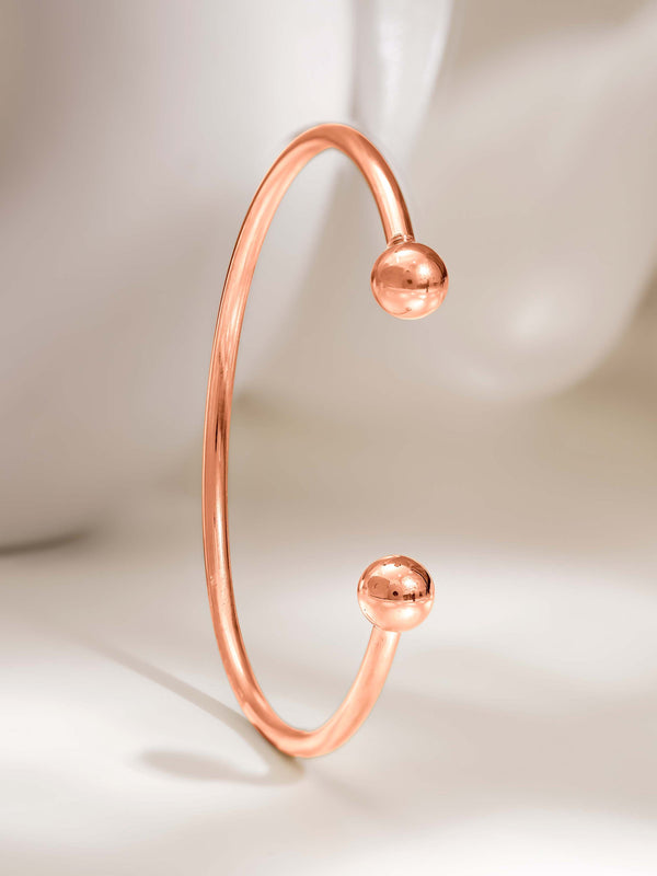 Orb Open Kada Rose Gold