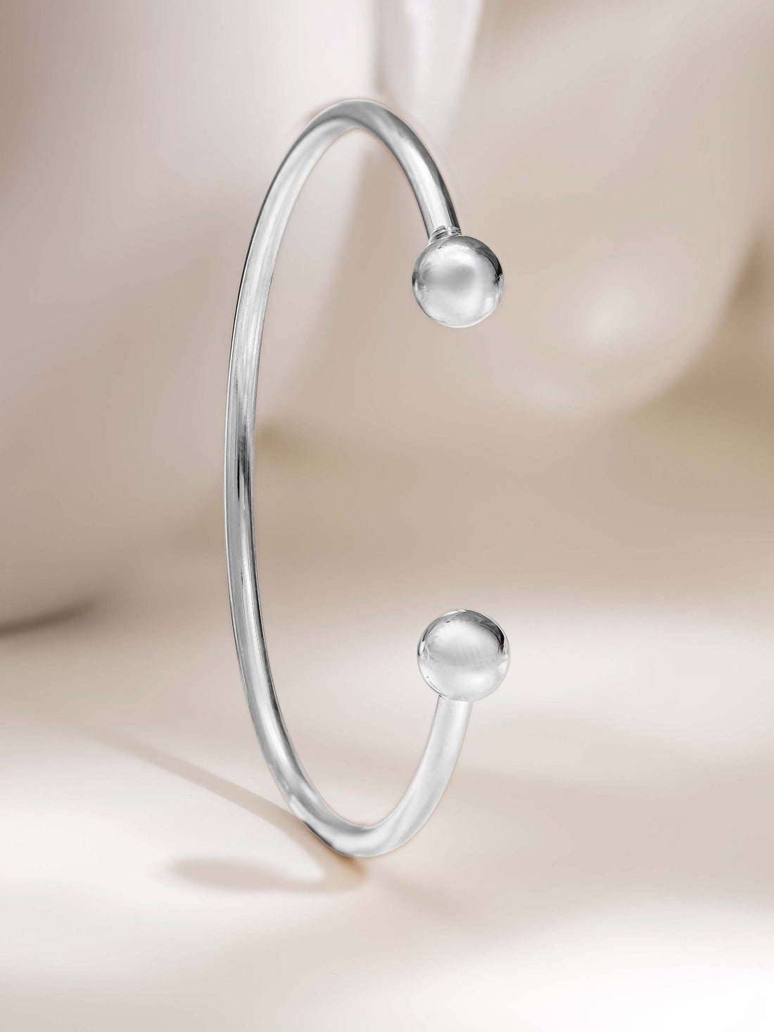 Orb Open Kada Silver