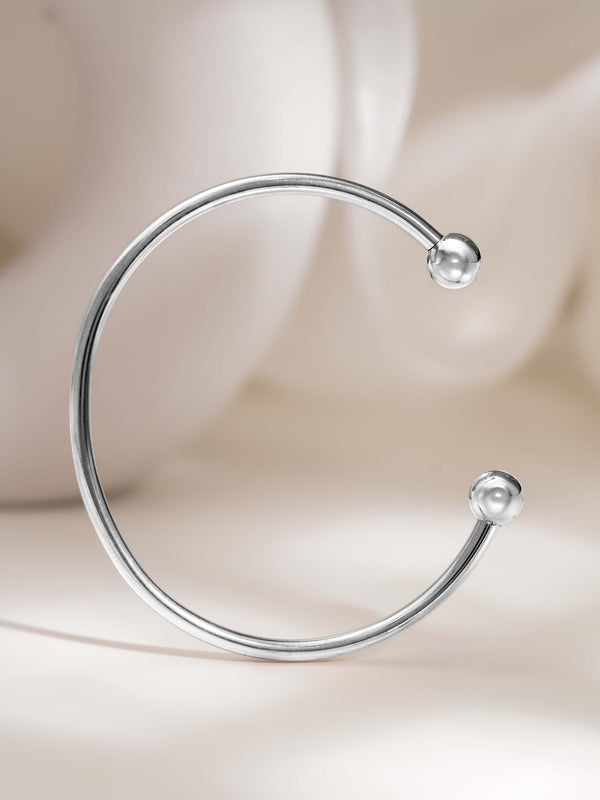 Orb Open Kada Silver