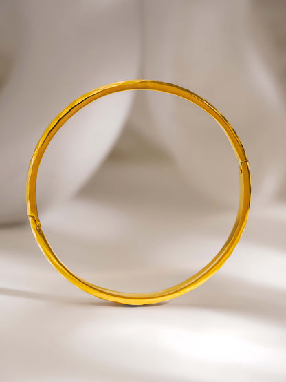 18K Gold Plated Minimalist Bangle Bracelet