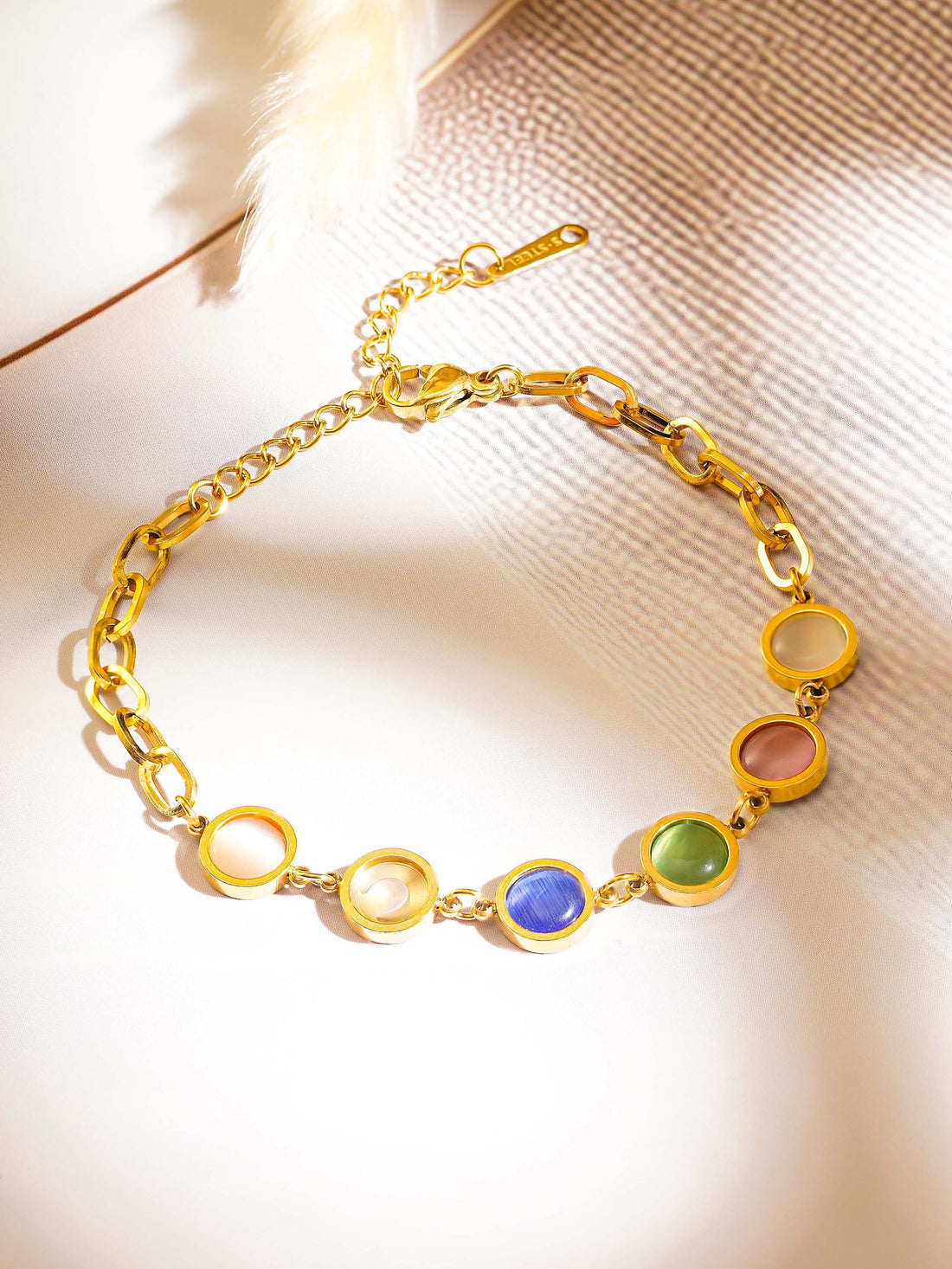 Pastel Cat Eye Bracelet