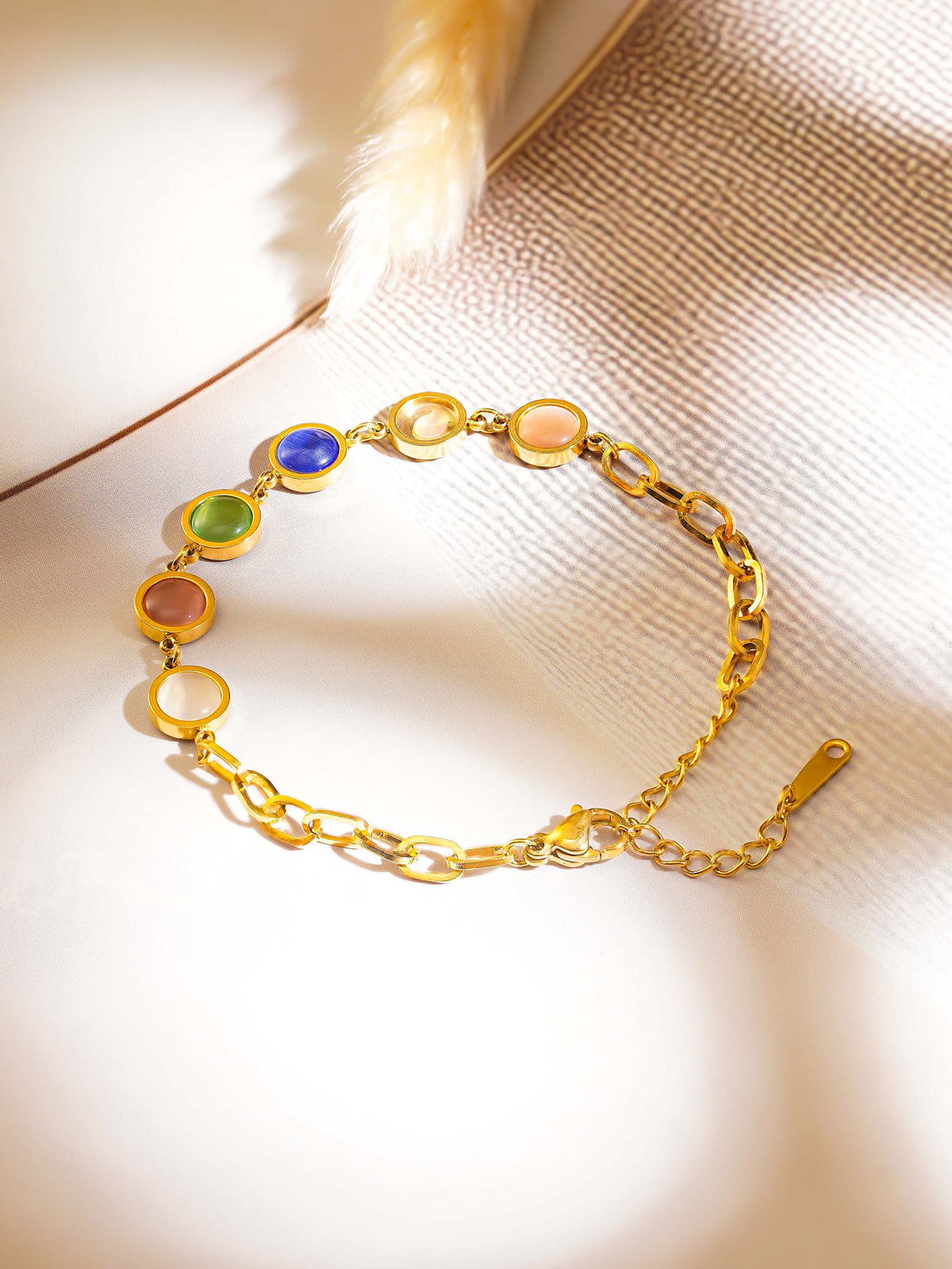 Pastel Cat Eye Bracelet