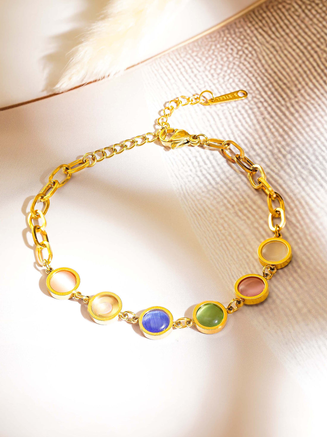 Pastel Cat Eye Bracelet