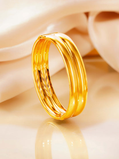 18K Gold Plated Modern Bangle Bracelet
