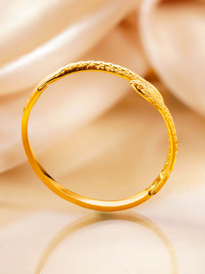 18K Gold Plated Snake Cuff Bracelet