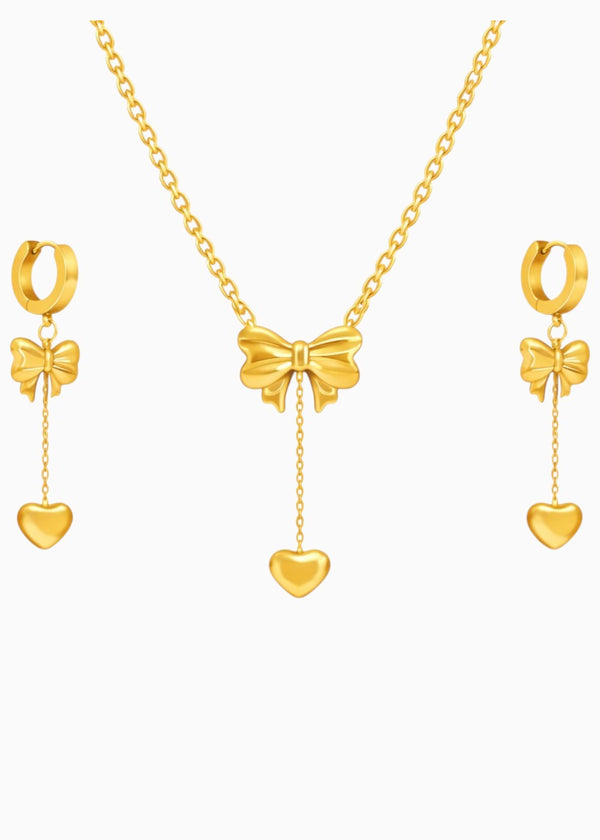 Sweetheart Bow Jewellery Set