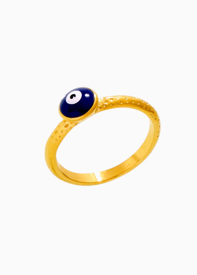 Enamel Evil Eye Ring