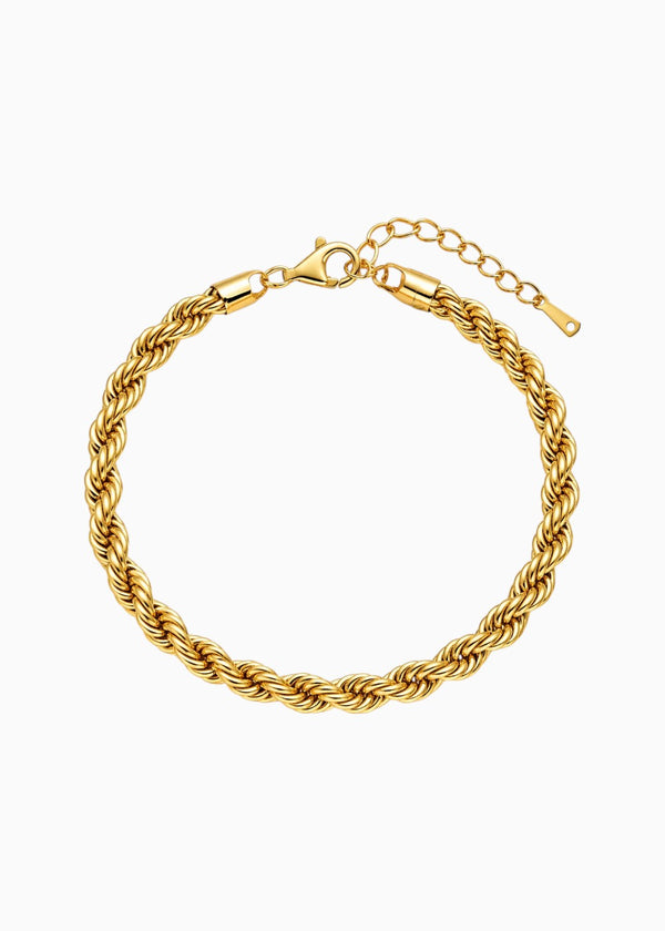 Twisted Rope Chain Bracelet