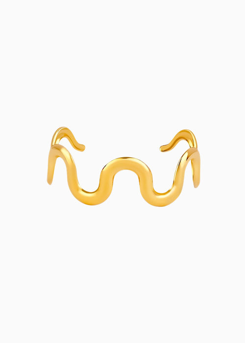 Wave Open Cuff Bracelet
