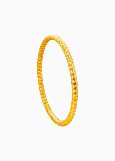 Stippled Texture Bangle Bracelet