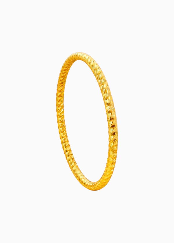 Stippled Texture Bangle Bracelet