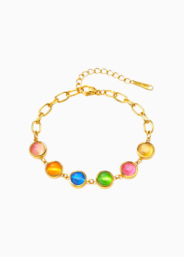 Pastel Cat Eye Bracelet