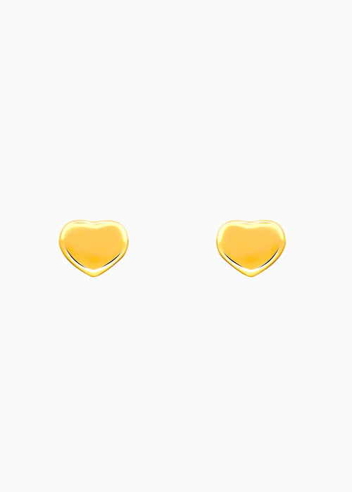 Tiny Heart Stud Earrings
