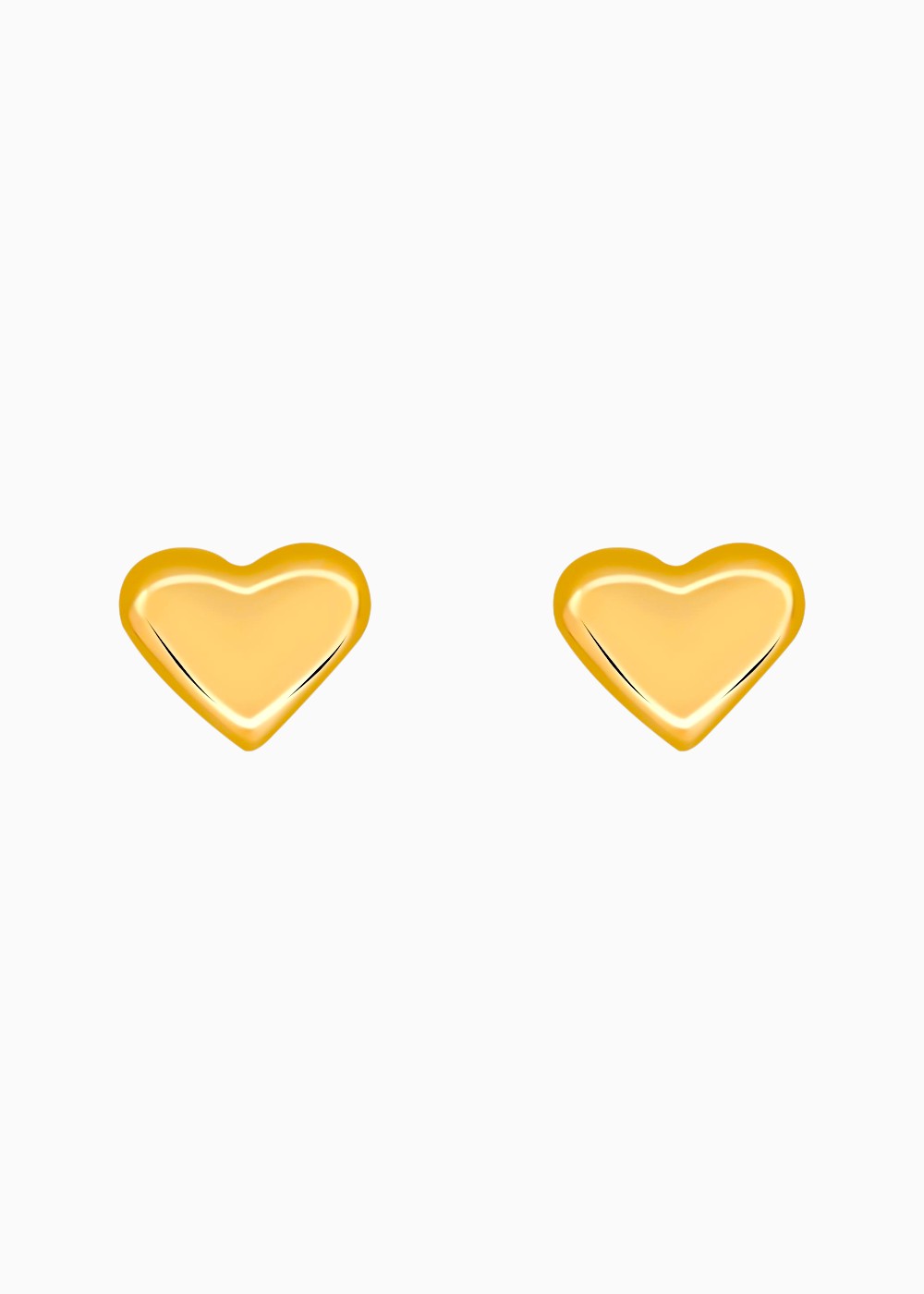 18K Gold Plated Whisper Hearts Small Heart Stud Earrings