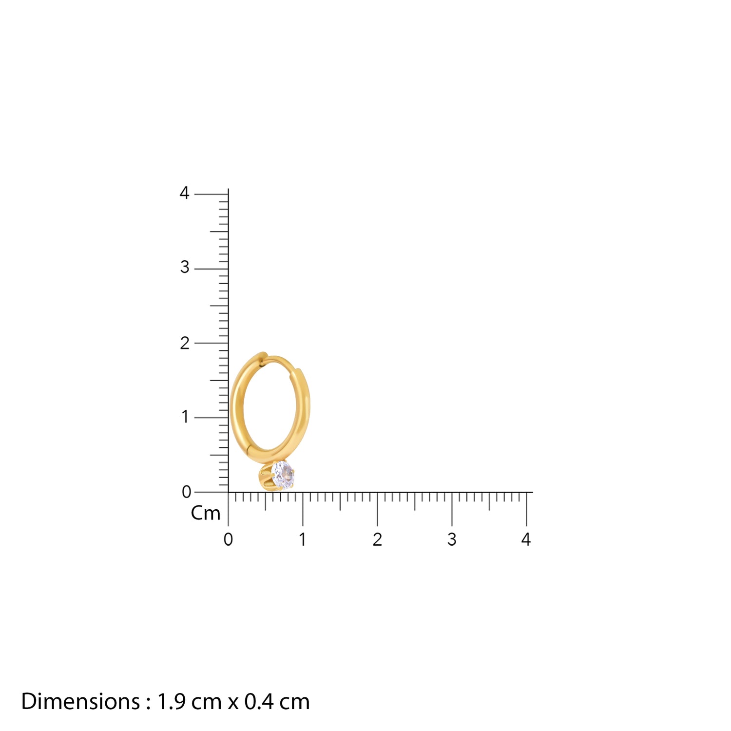 18K Gold Plated Athena Solitaire Jewellery Set