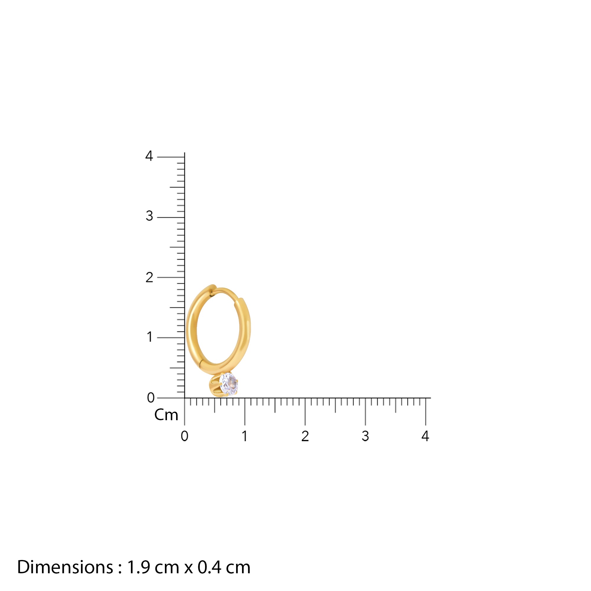 18K Gold Plated Athena Solitaire Jewellery Set