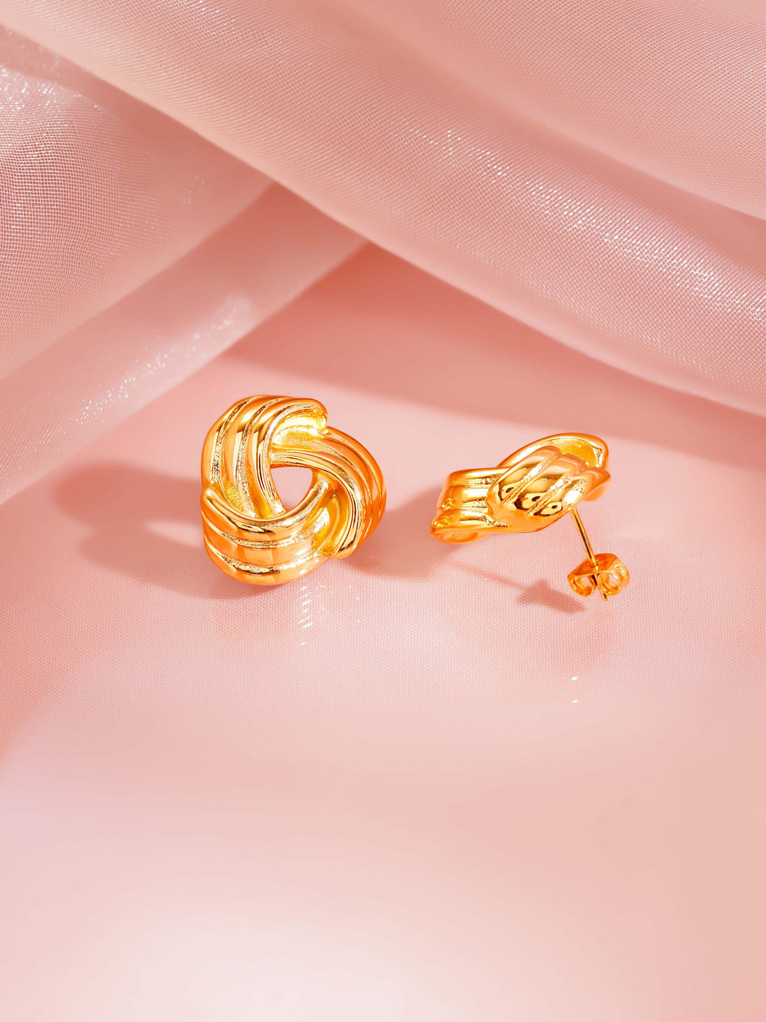 Love Knot Stud Earrings