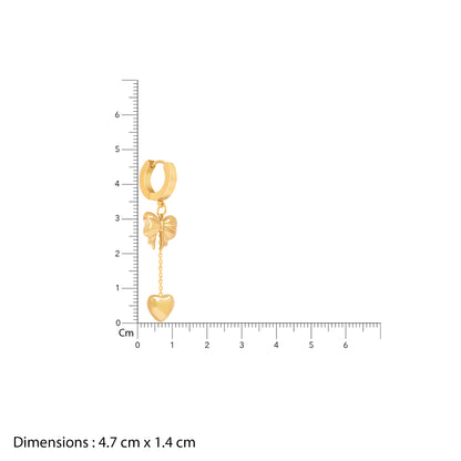 18K Gold Plated Sweetheart Bow Jewellery Set