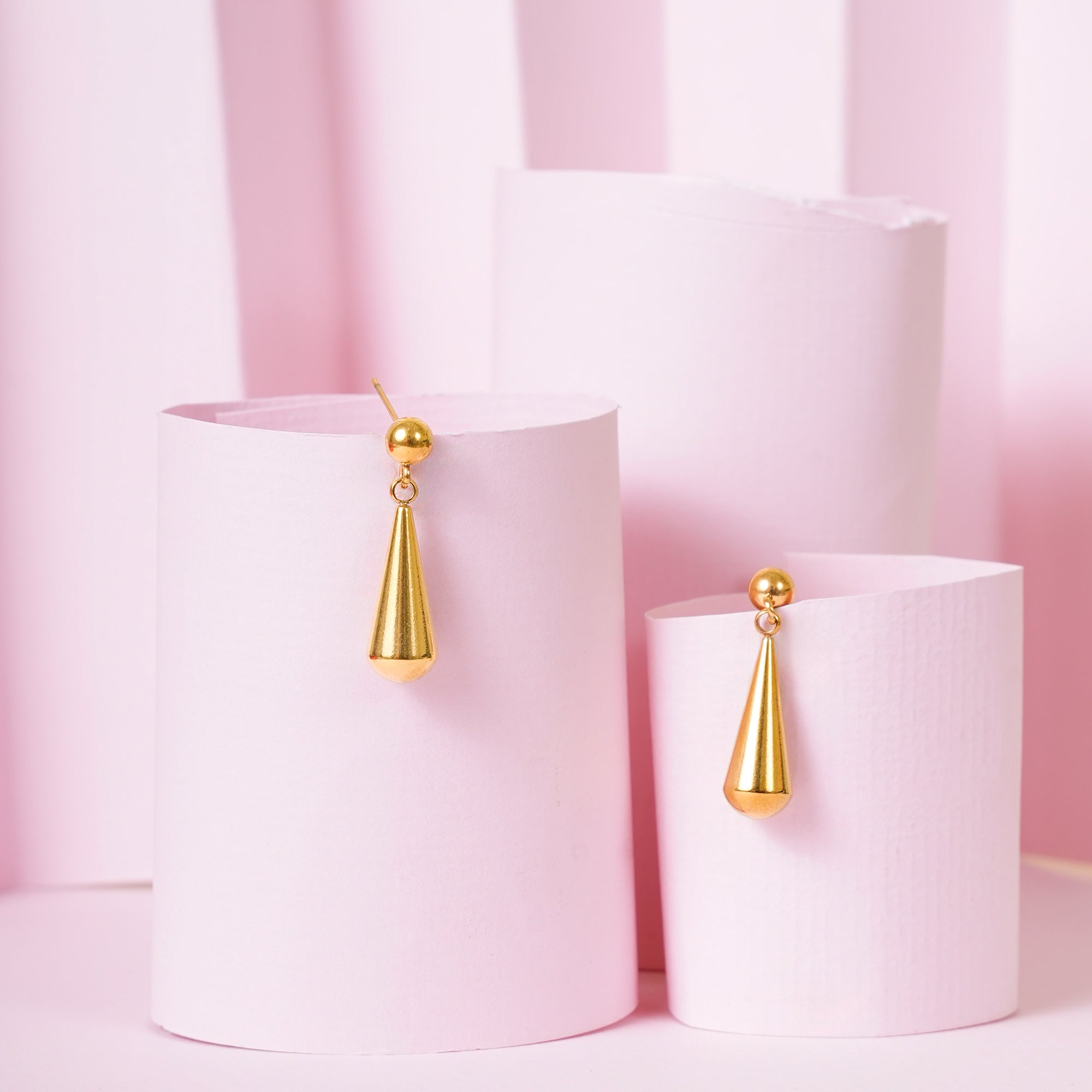 18K Gold Plated Tear drop Jewellery set