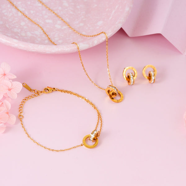 Crystal Circle Trio Set
