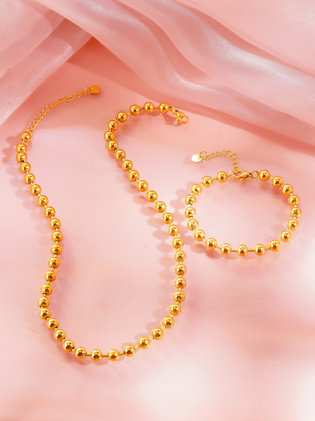 Beaded Chain Jewellery Set