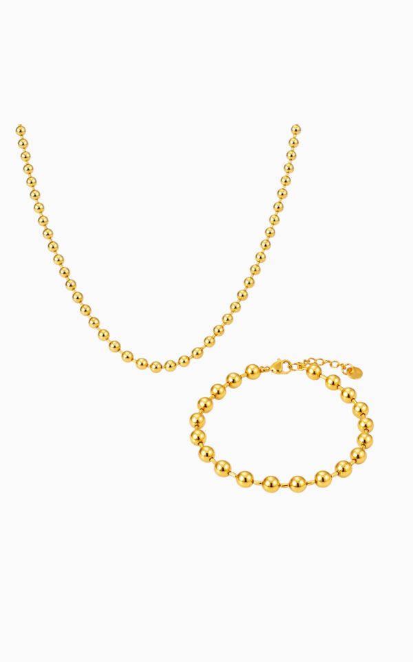 Beaded Chain Jewellery Set
