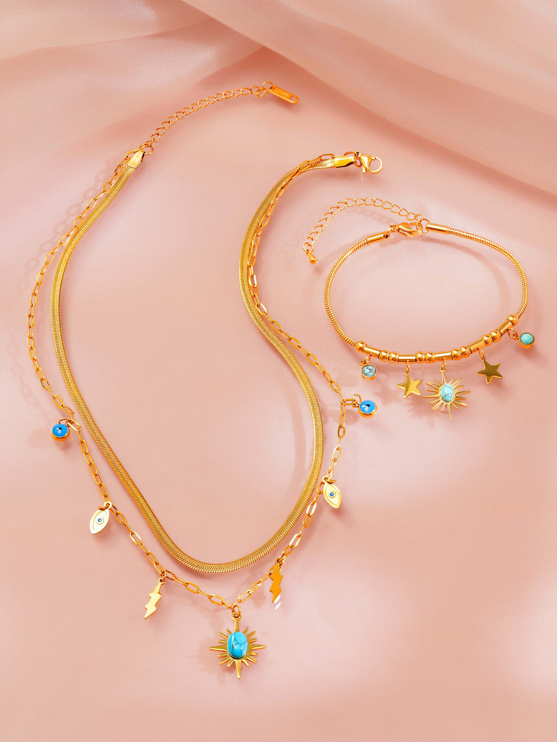 Evil Eye Jewellery Set