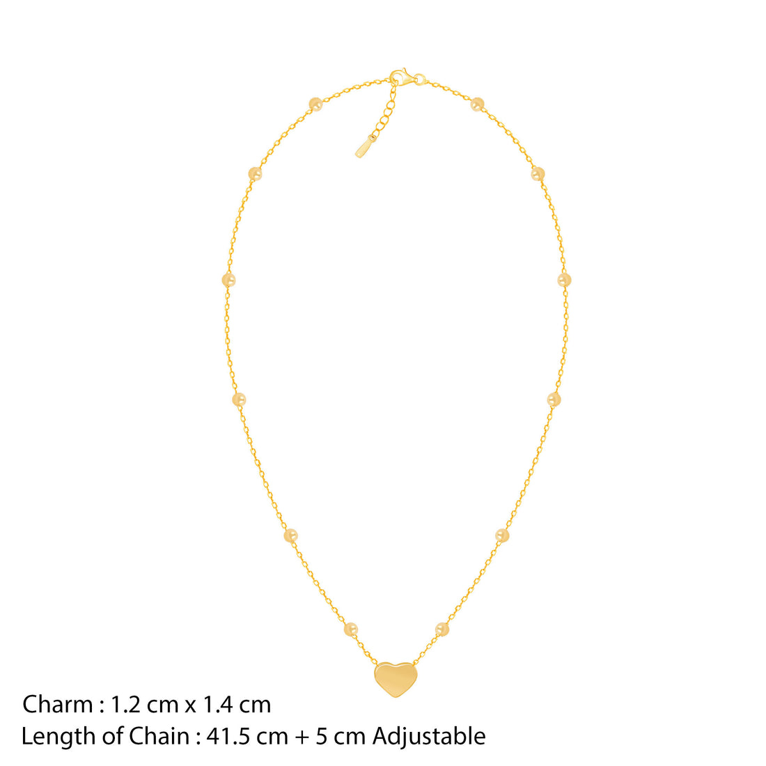 Beaded Heart Jewellery Set
