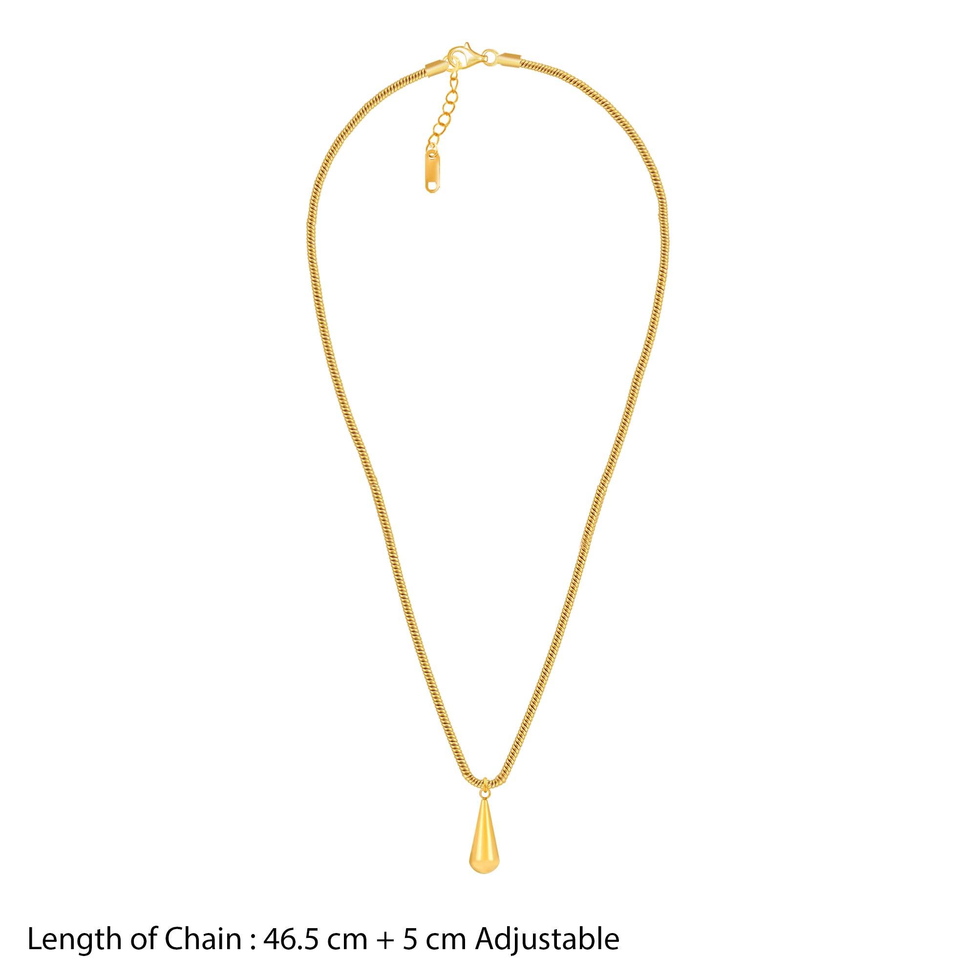 18K Gold Plated Tear drop Jewellery set